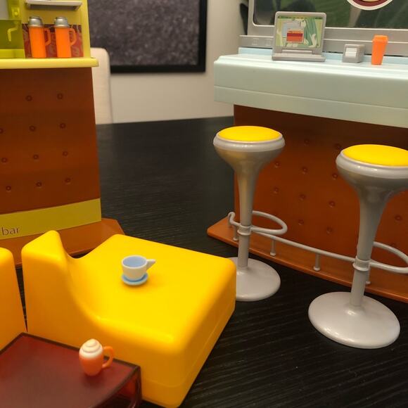 Mattel My Scene Daily Dish Coffee Bar Cafe Playset Early 2000’s Doll Playset - Picture 7 of 9